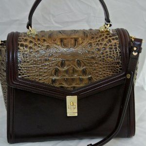 Brahmin Classic Tuscan Tri Texture Purse **Like New**